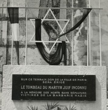 nauguration du Mémorial du martyr juif inconnu 1953 © Mémorial de la Shoah
